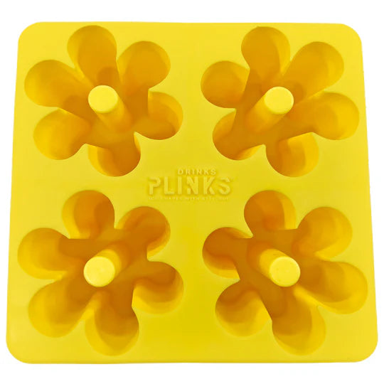 Drinks Plinks / Silicone Tray - Retro Daisy