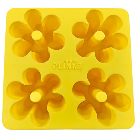 Drinks Plinks / Silicone Tray - Retro Daisy