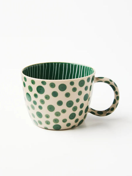 Jones & Co / Chino Mug - Green Spot
