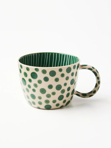 Jones & Co / Chino Mug - Green Spot