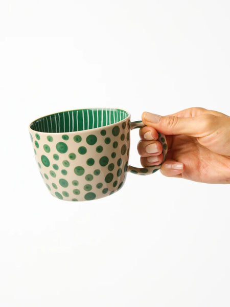 Jones & Co / Chino Mug - Green Spot