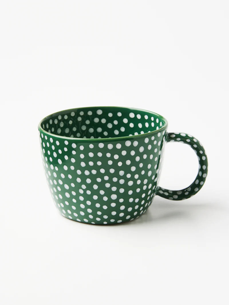 Jones & Co / Chino Mug - Green Sprinkle