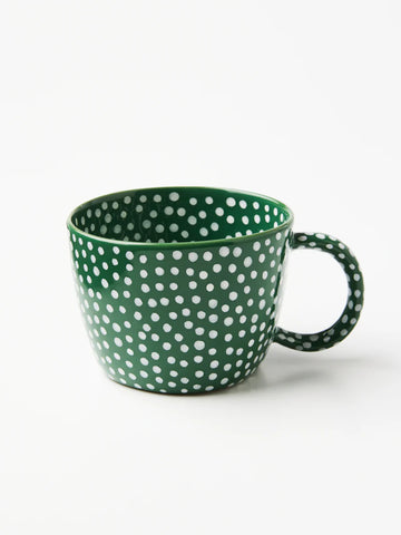 Jones & Co / Chino Mug - Green Sprinkle