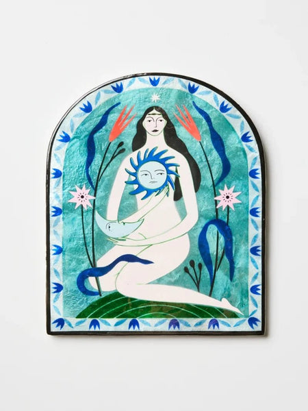 Jones & Co / Fable Tile - Blue Goddess Arch