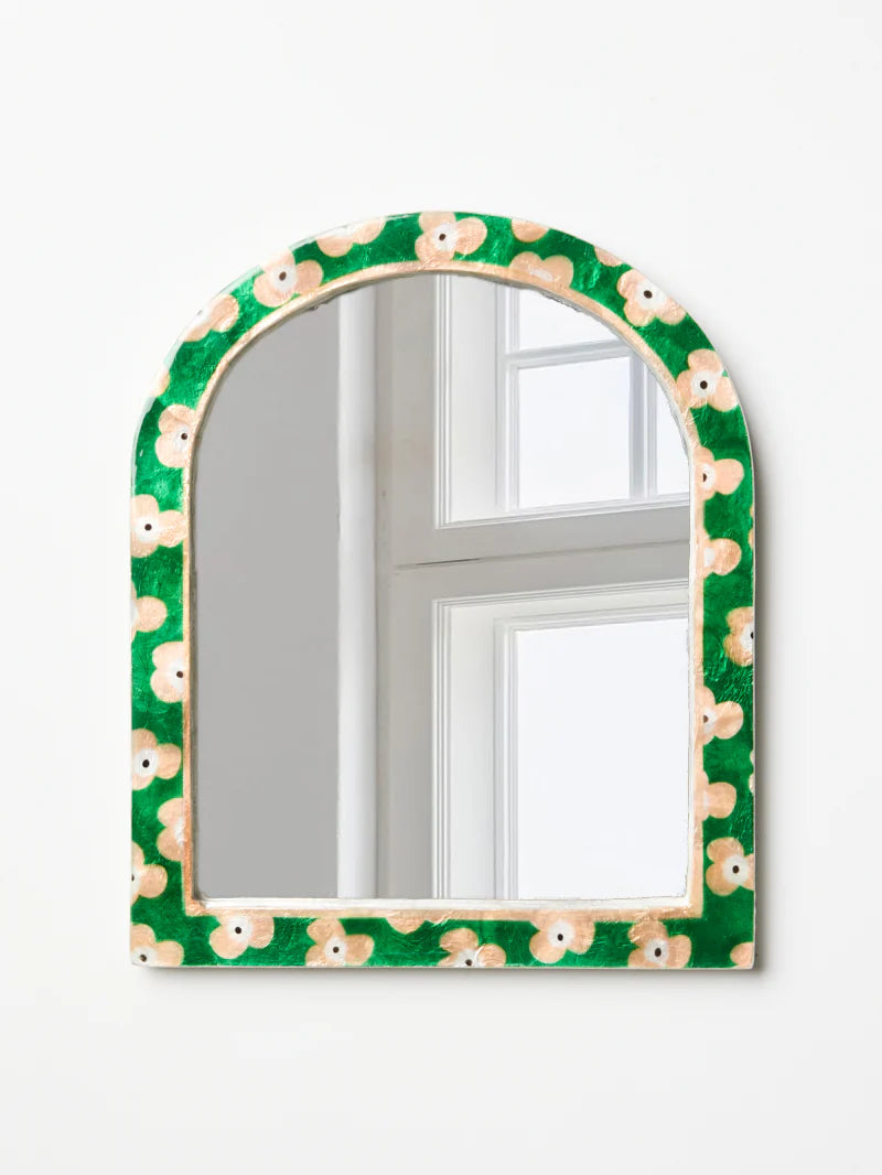 Jones & Co / Paradis Mirror - Green Floral