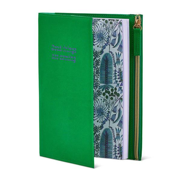 Annabel Trends / Notes Journal with Zip - Green