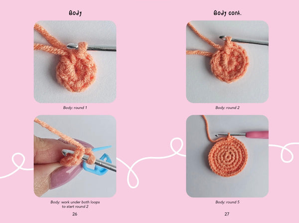 Loopy / Crochet Book & Kit - Perfect Peach