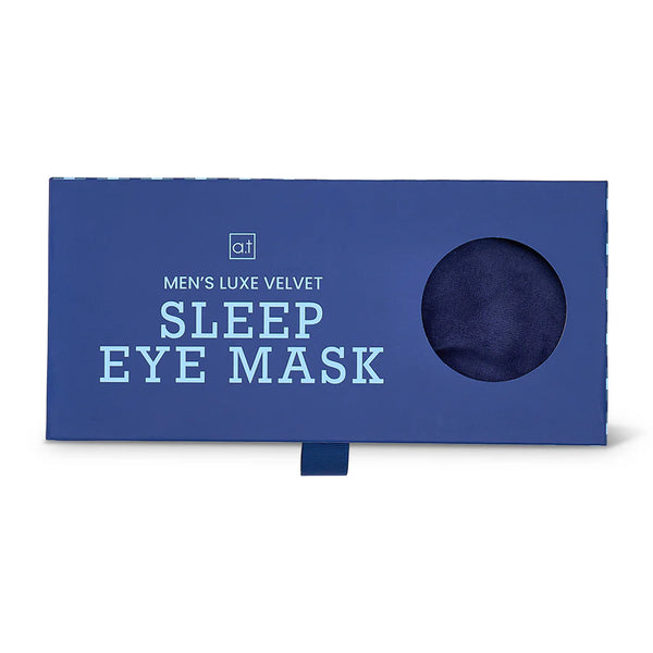 AT Mens / Luxe Velvet Sleep Mask - Navy