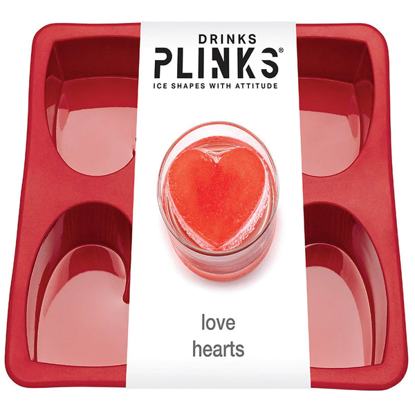 Drinks Plinks / Silicone Tray - Love Hearts