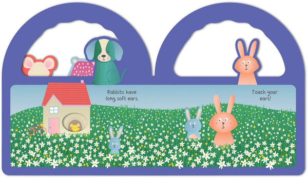 Peek-a-Boo Handle Book: Eyes, Nose, Ears, Toes - Baby's World