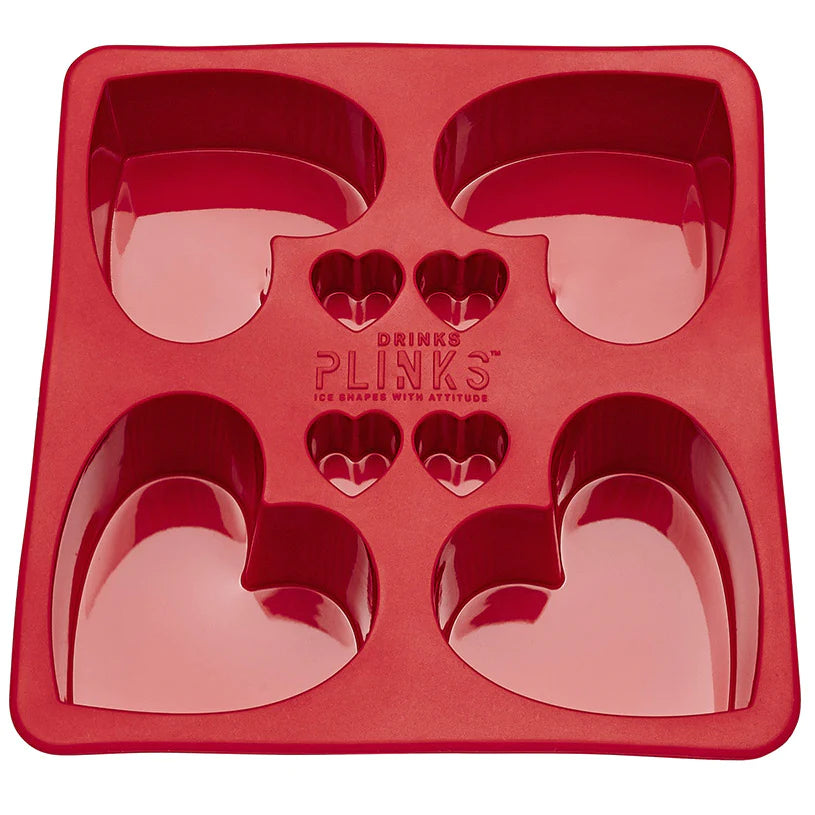 Drinks Plinks / Silicone Tray - Love Hearts