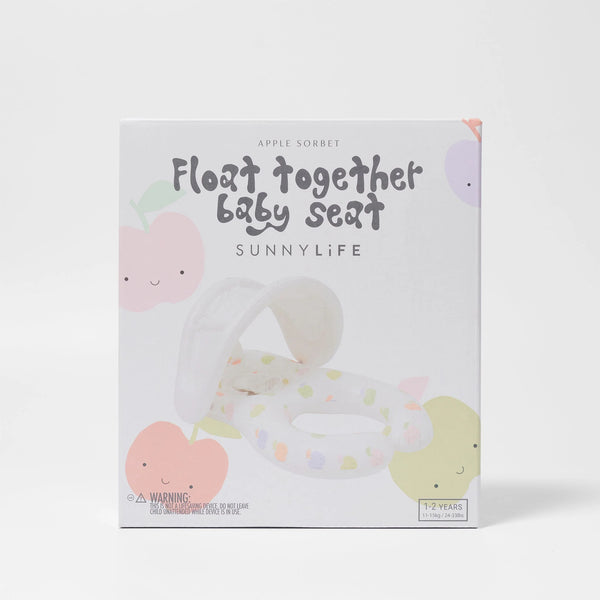Sunnylife / Float Together Baby Seat - Apple Sorbet Multi