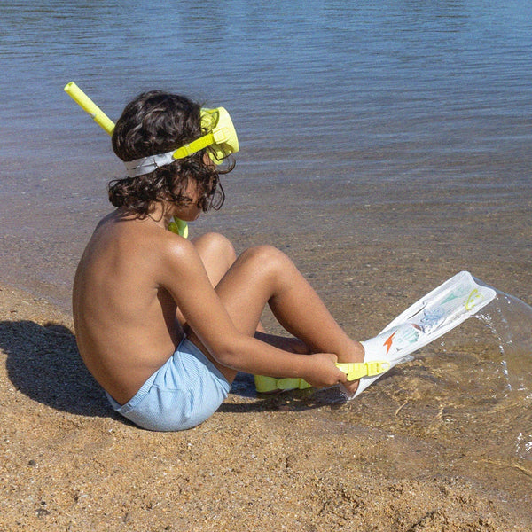 Sunnylife / Kids Snorkel Set (Medium) - The Sea Kids Yellow