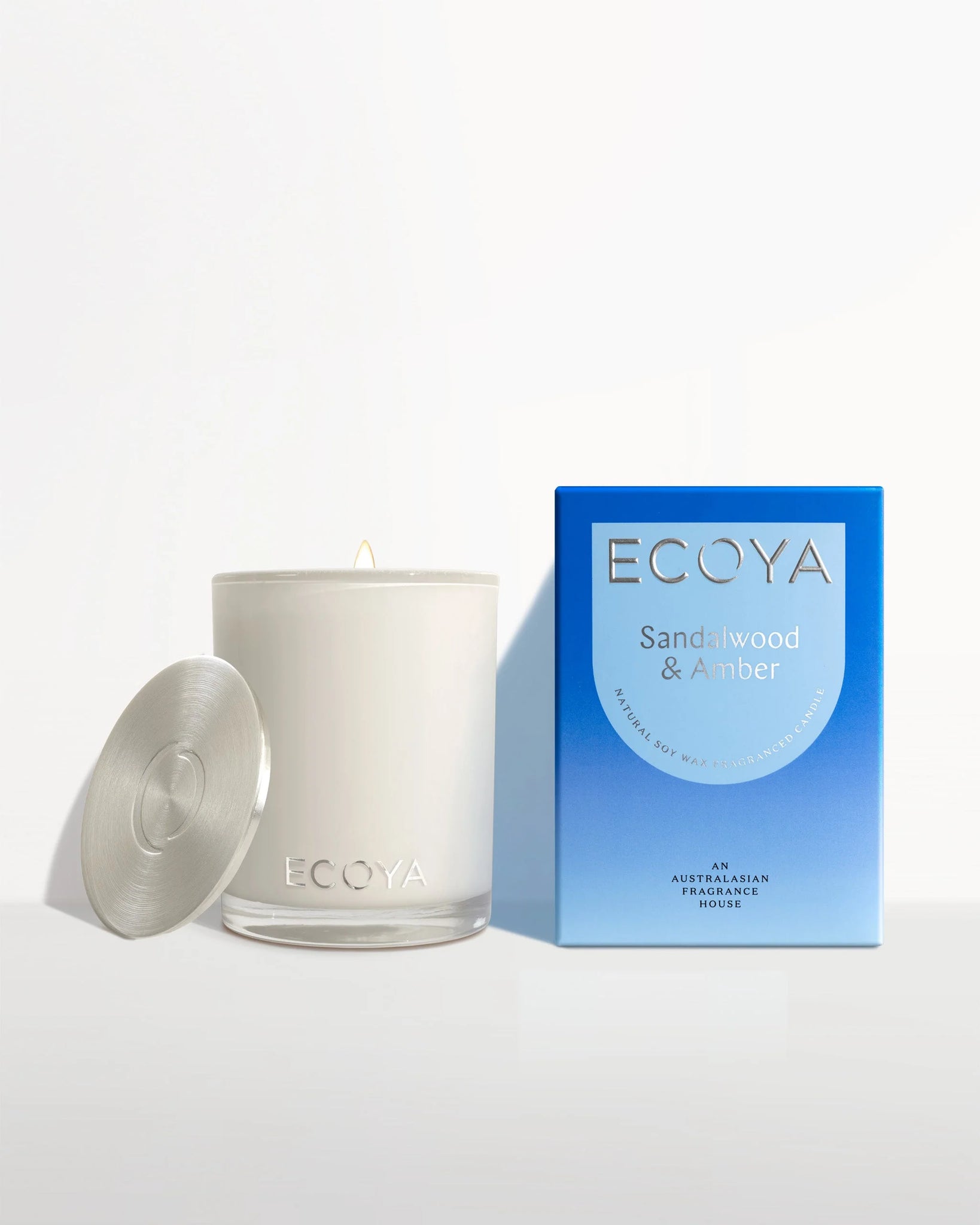 Ecoya / Madison Jar Candle - Sandalwood & Amber