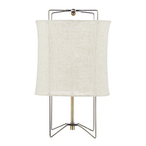 Amalfi / Paden Linen Table Lamp - Antique Bronze