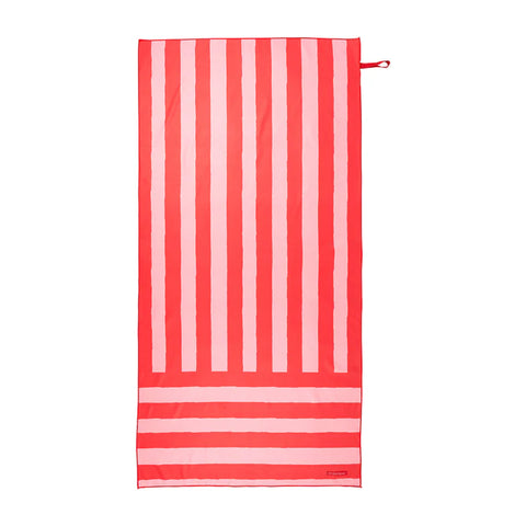 Annabel Trends / Sand Free Towel - Red Stripe