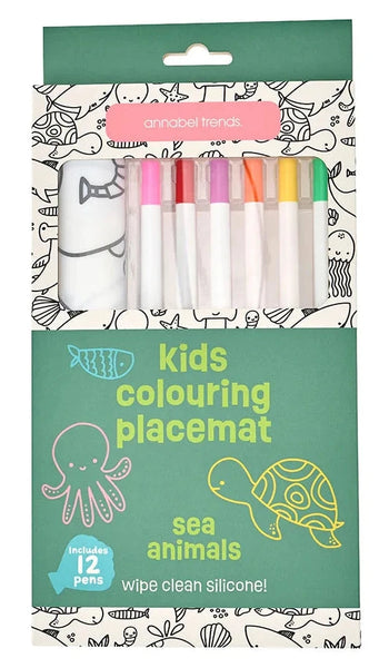 Annabel Trends / Silicone Colouring Mat - Sea Animals