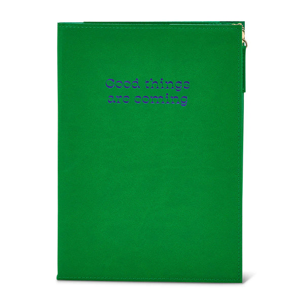 Annabel Trends / Notes Journal with Zip - Green