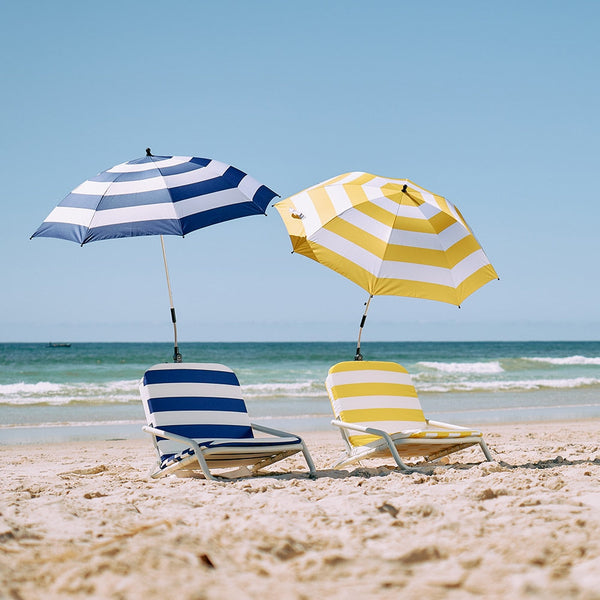 Annabel Trends / Deluxe Beach Chair - Yellow Stripe