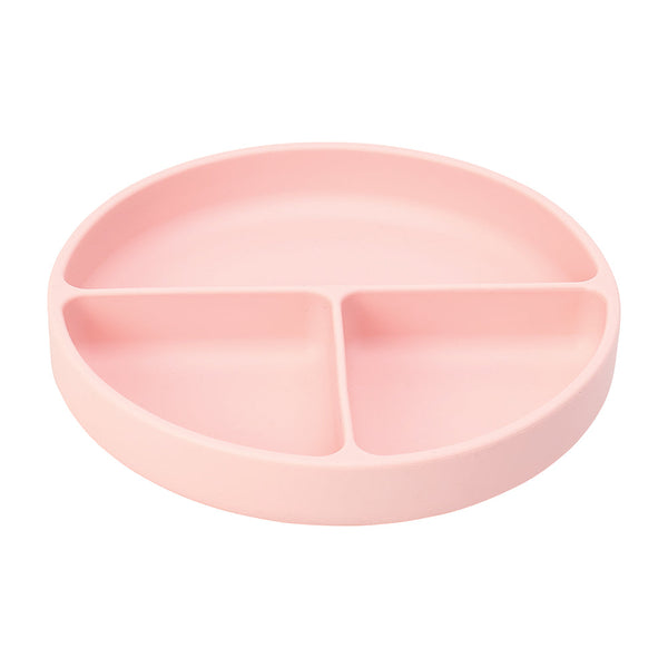 Annabel Trends / Silicone Suction Divided Plate - Blush Pink