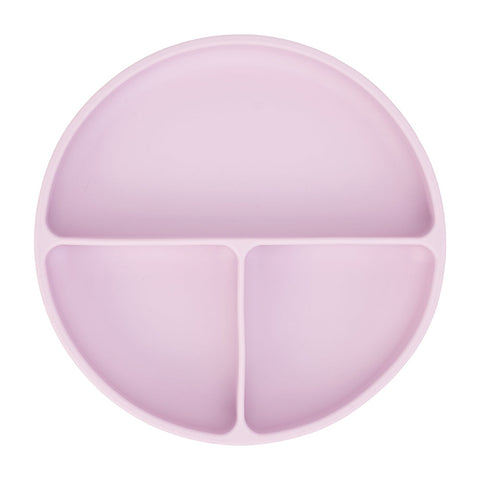 Annabel Trends / Silicone Suction Divided Plate - Lilac