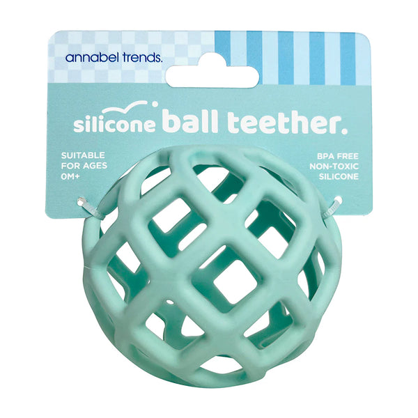 Annabel Trends / Silicone Ball Teether - Aqua