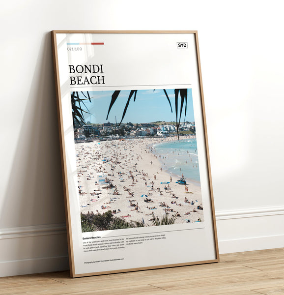 Australia Unseen / Editorial Poster - Bondi Beach 02