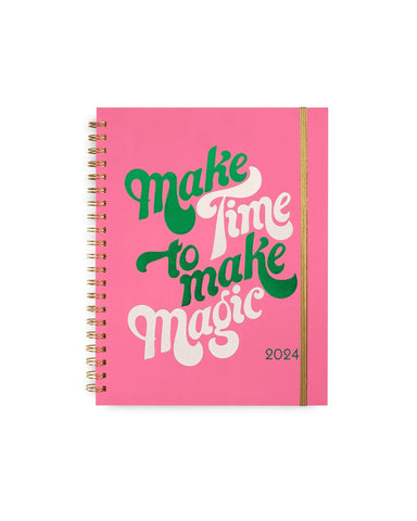 Ban.do / 2024 Large Softcover Planner - Make Time To Make Magic