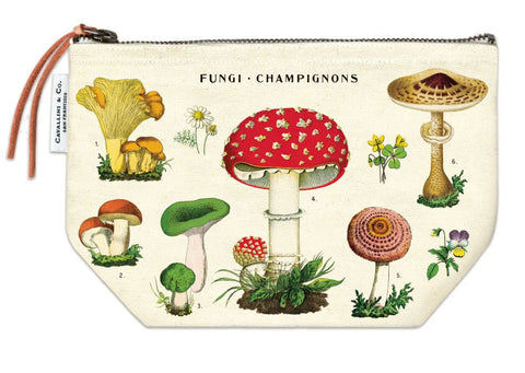 Cavallini & Co. / Vintage Pouch - Fungi Champignons