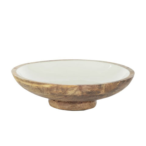 Coast To Coast / Bayeux Wood & Enamel Bowl