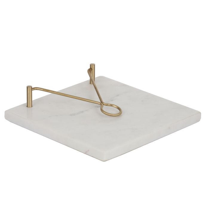 Coast To Coast / Mira Marble & Brass Napkin Holder