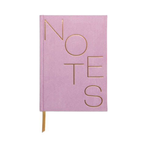 Designworks Ink / Hardcover Suede Cloth Journal (W/Pocket) - Notes