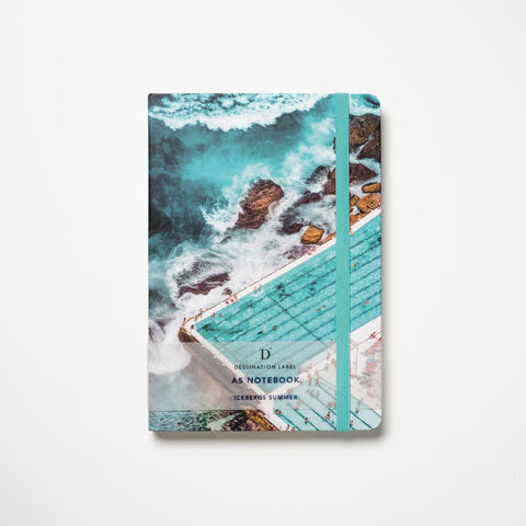 Destination Label / Notebook - Icebergs Summer