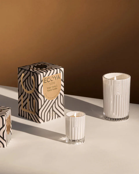 Ecoya / Celebration Candle (Small) - White Musk & Warm Vanilla