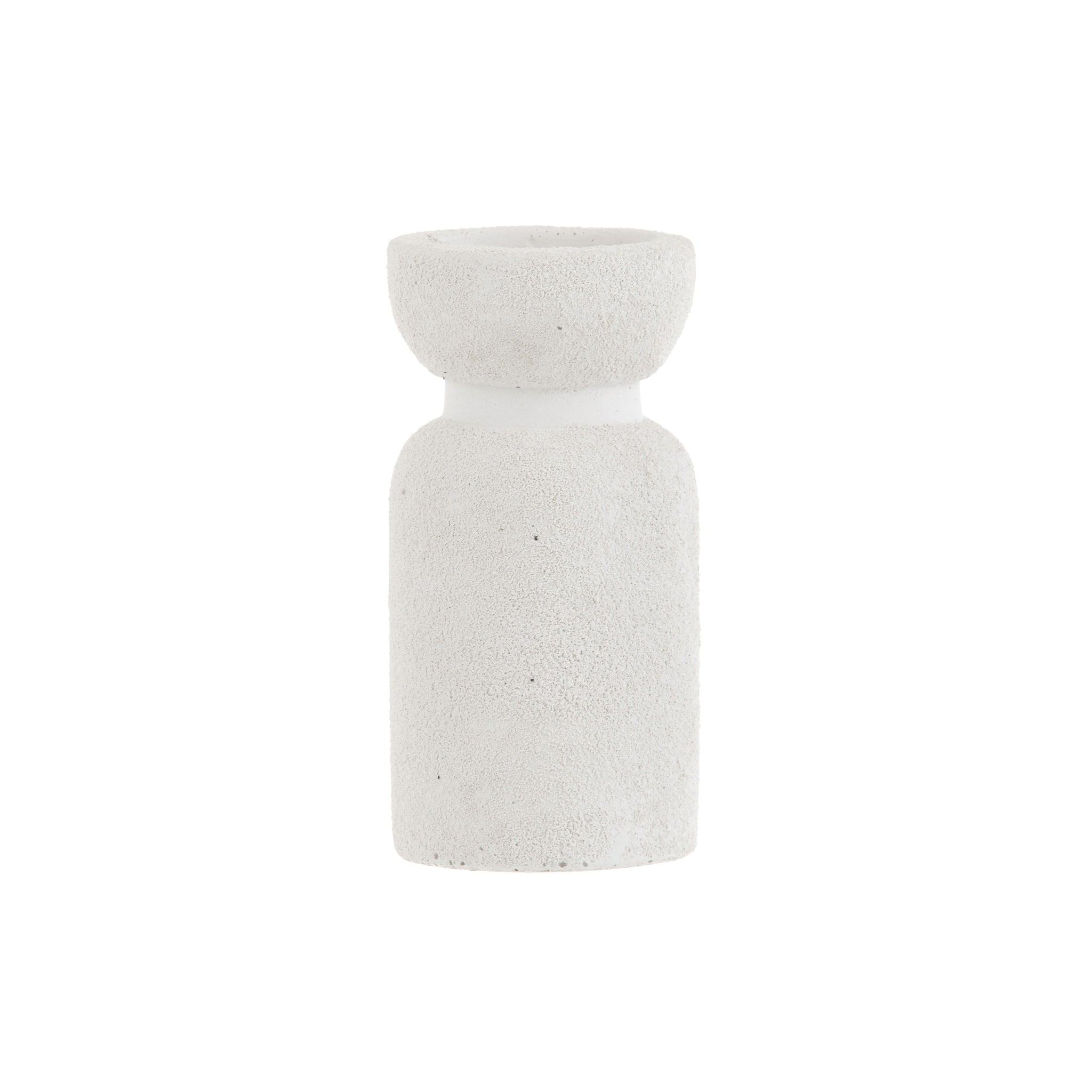 Emporium / Mesaria Candle Holder (Med) - White Sand