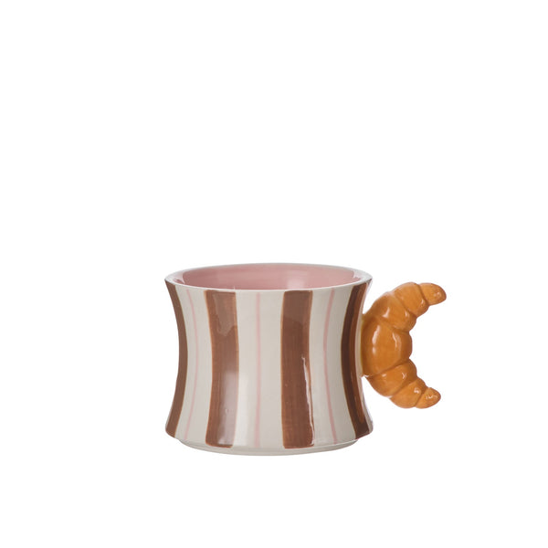 Emporium / Colette Croissant Mug - Striped