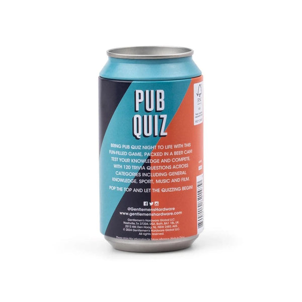 Gentleman’s Hardware / Pub Quiz In A Can