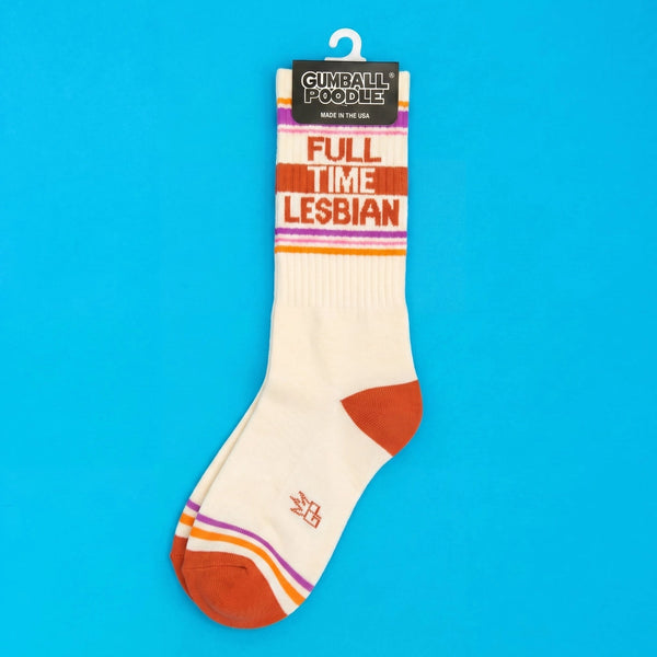 Gumball Poodle / Gym Crew Socks - Full Time Lesbian