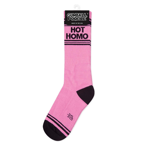 Gumball Poodle / Gym Crew Socks - Hot Homo