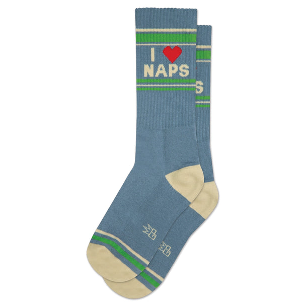 Gumball Poodle / Gym Crew Socks - I ❤️ Naps
