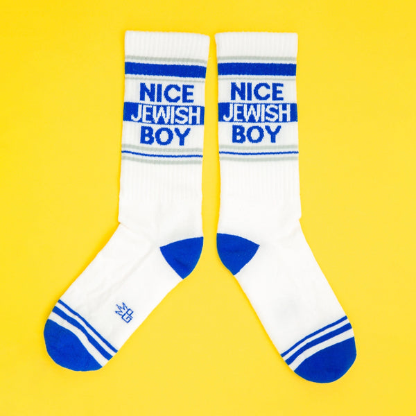 Gumball Poodle / Gym Crew Socks - Nice Jewish Boy