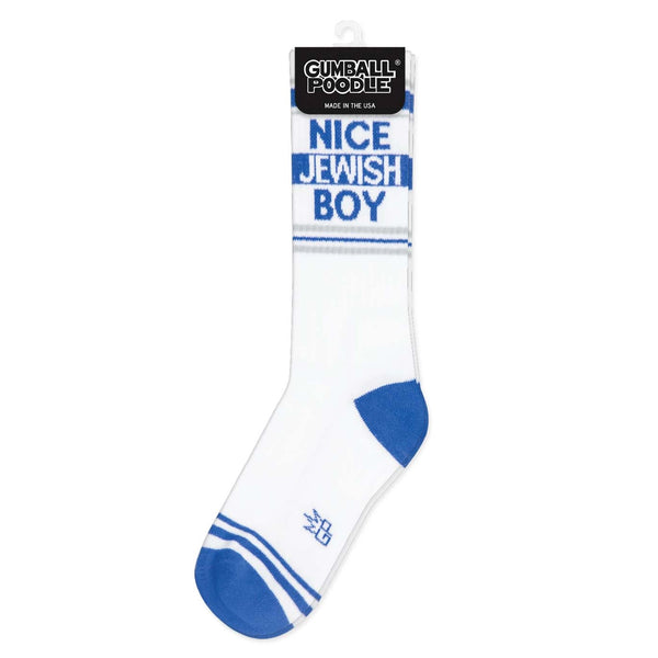 Gumball Poodle / Gym Crew Socks - Nice Jewish Boy