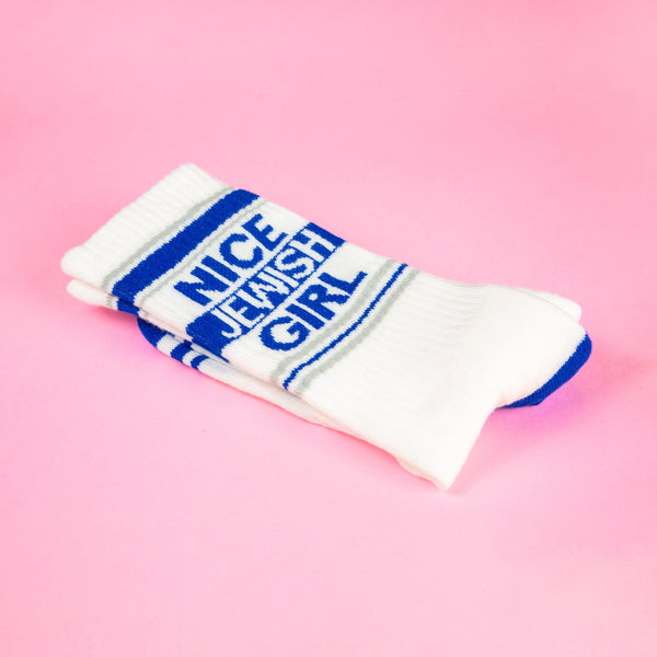 Gumball Poodle / Gym Crew Socks - Nice Jewish Girl