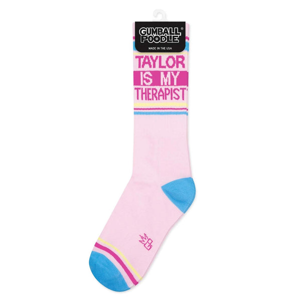 Gumball Poodle / Gym Crew Socks - Taylor Is My Therapist
