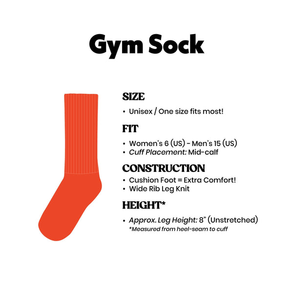 Gumball Poodle / Gym Crew Socks - Hot Homo