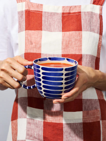 Jones & Co / Chino Boss Mug - Blue Stripe