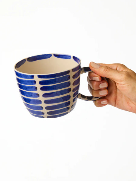 Jones & Co / Chino Boss Mug - Blue Stripe