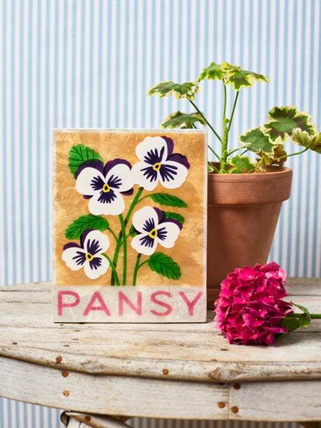 Jones & Co / Market Wall Art - Pansy