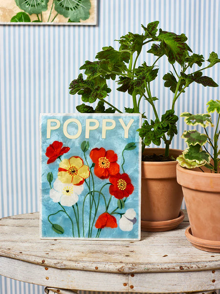 Jones & Co / Market Wall Art - Poppy