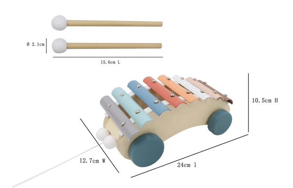 Kaper Kidz / Calm & Breezy Pull Along Xylophone Car